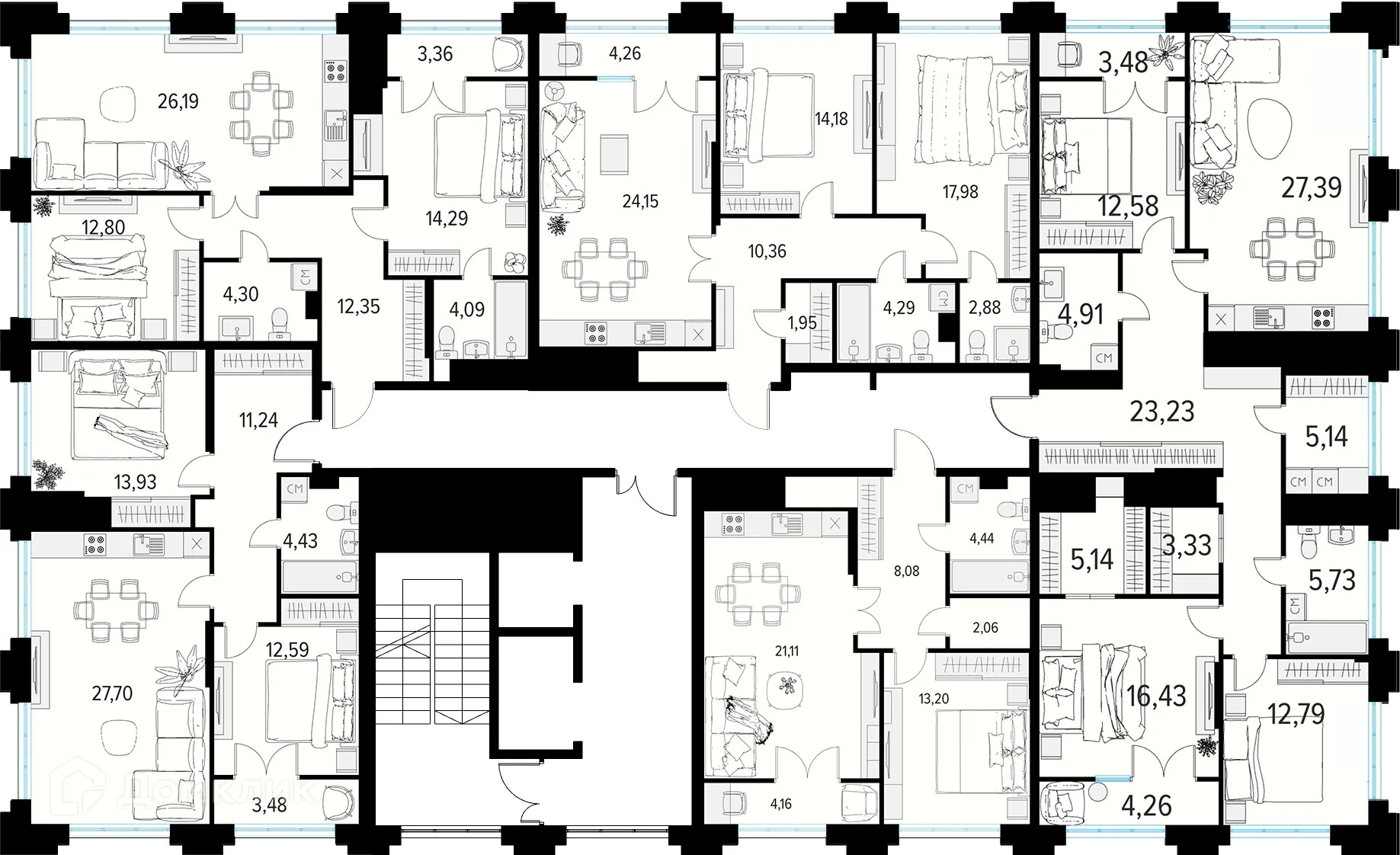 Фото квартиры в ЖК Манхэттен