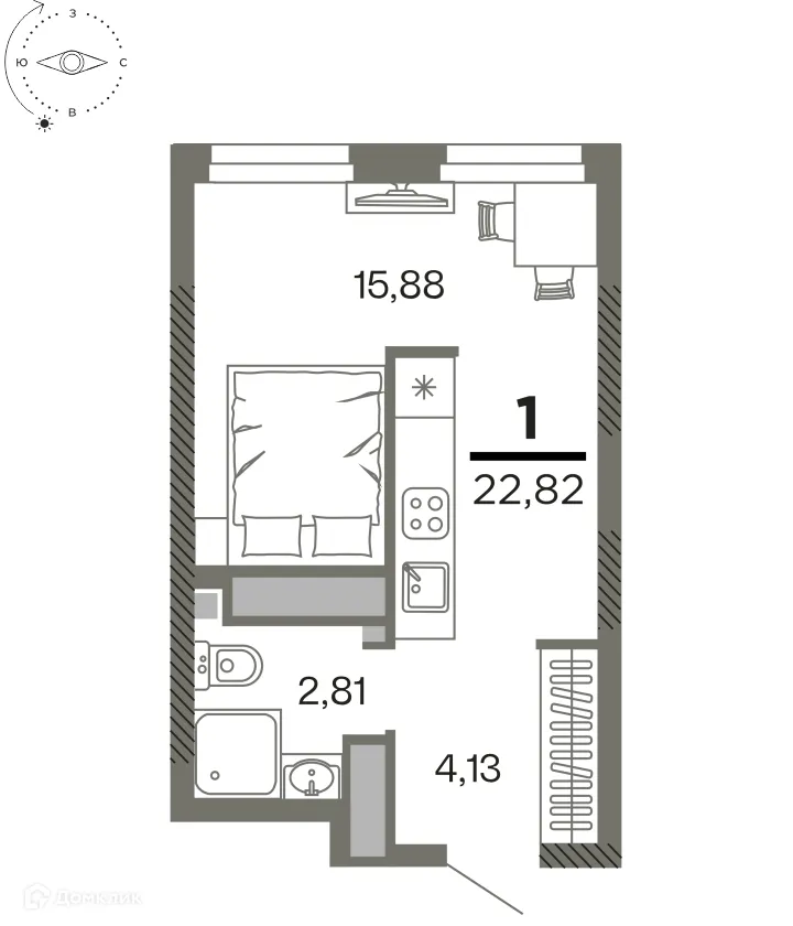 Фото квартиры в ЖК "Северный"