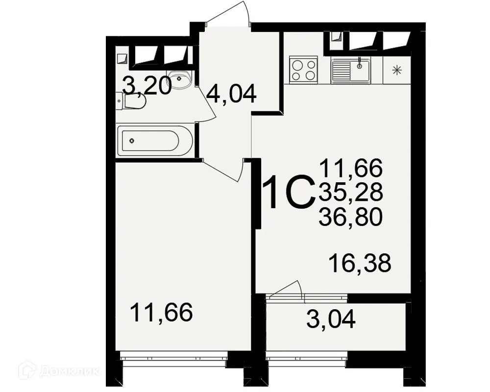 Фото квартиры в ЖК Большая история