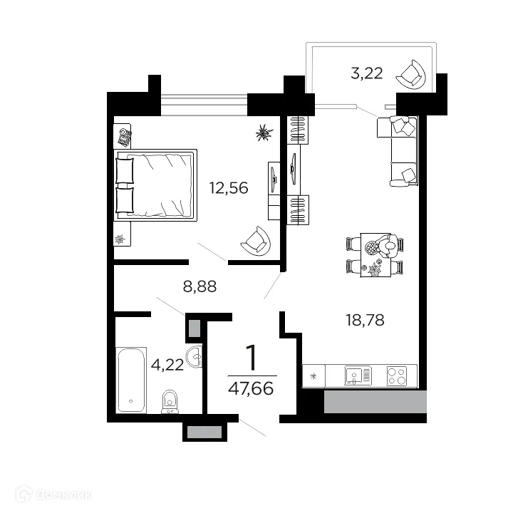 Фото квартиры в ЖК ВЕГА