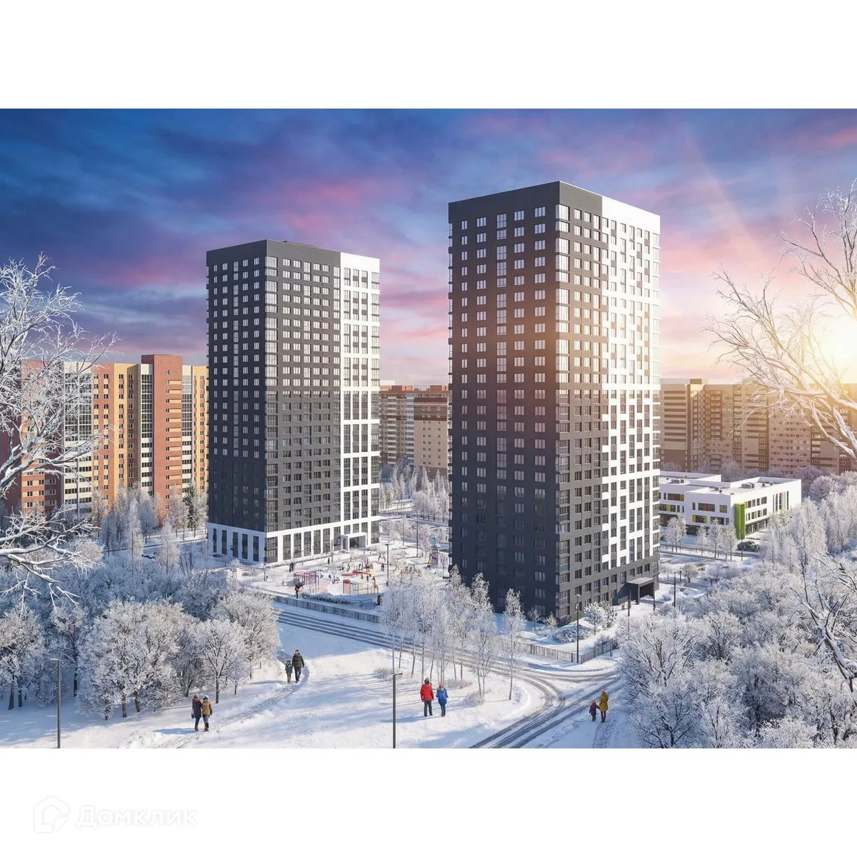 Планировка 1-комнатной квартиры 40.64 м² в ЖК Космос, г. Рязань — фото 10