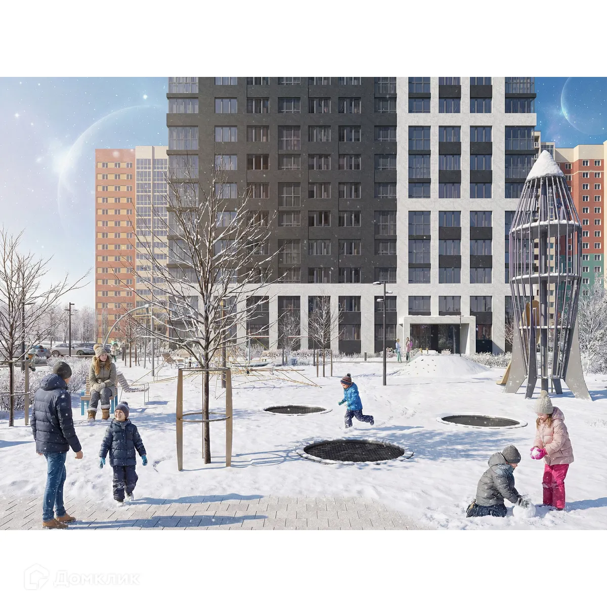 Планировка 1-комнатной квартиры 41.71 м² в ЖК Космос, г. Рязань — фото 28