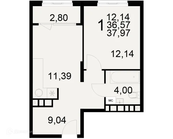 Квартира в ЖК Радости жизни