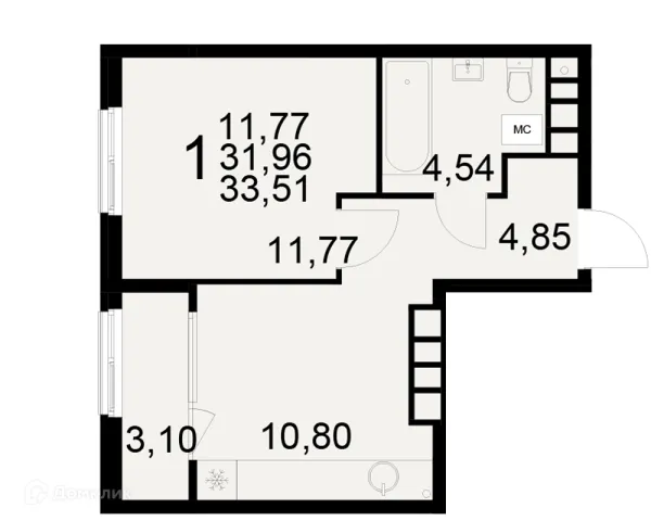 Квартира в ЖК Радости жизни