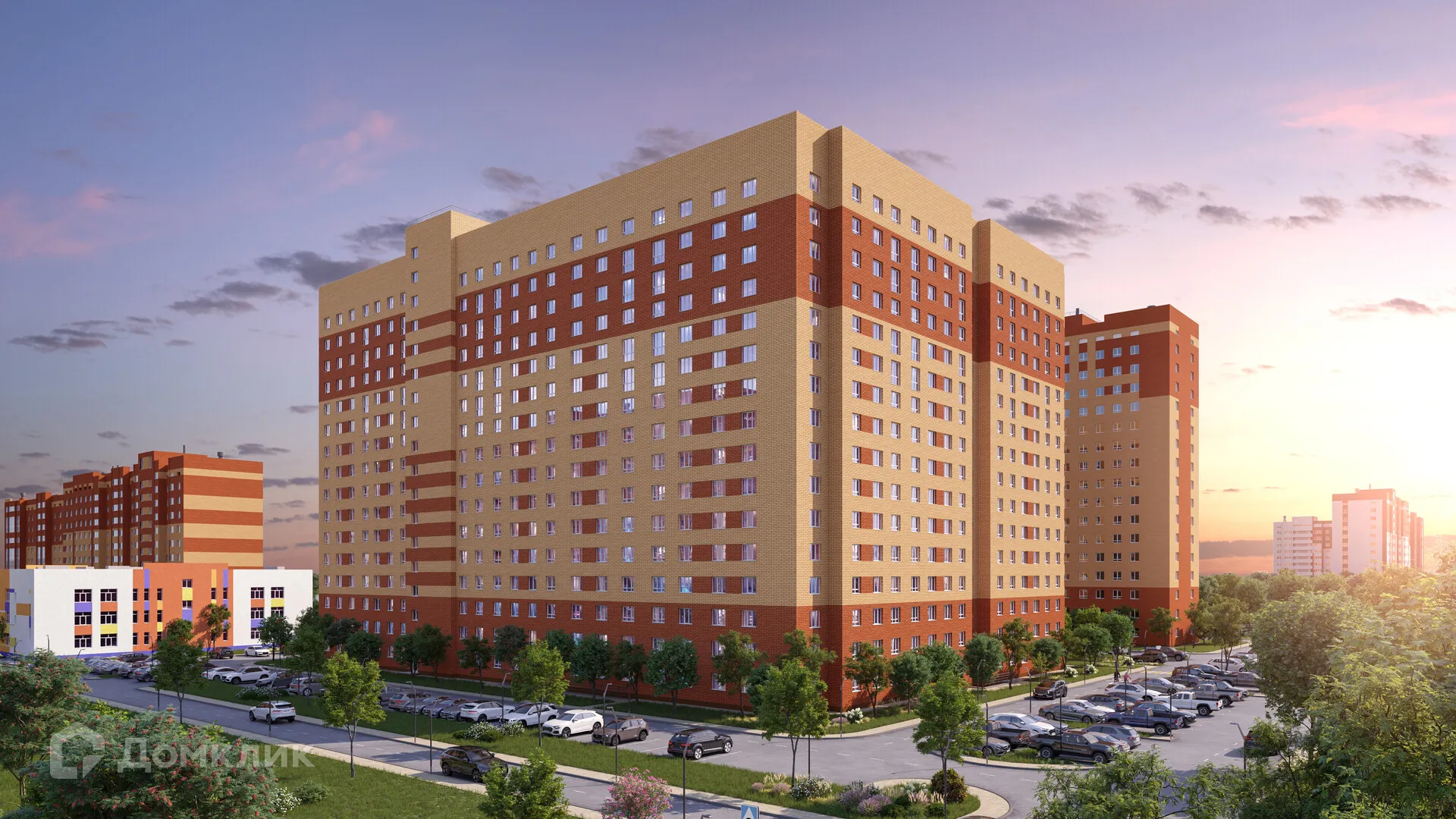 Планировка 1-комнатной квартиры 26.7 м² в ЖК "Юный", г. Рязань — фото 3