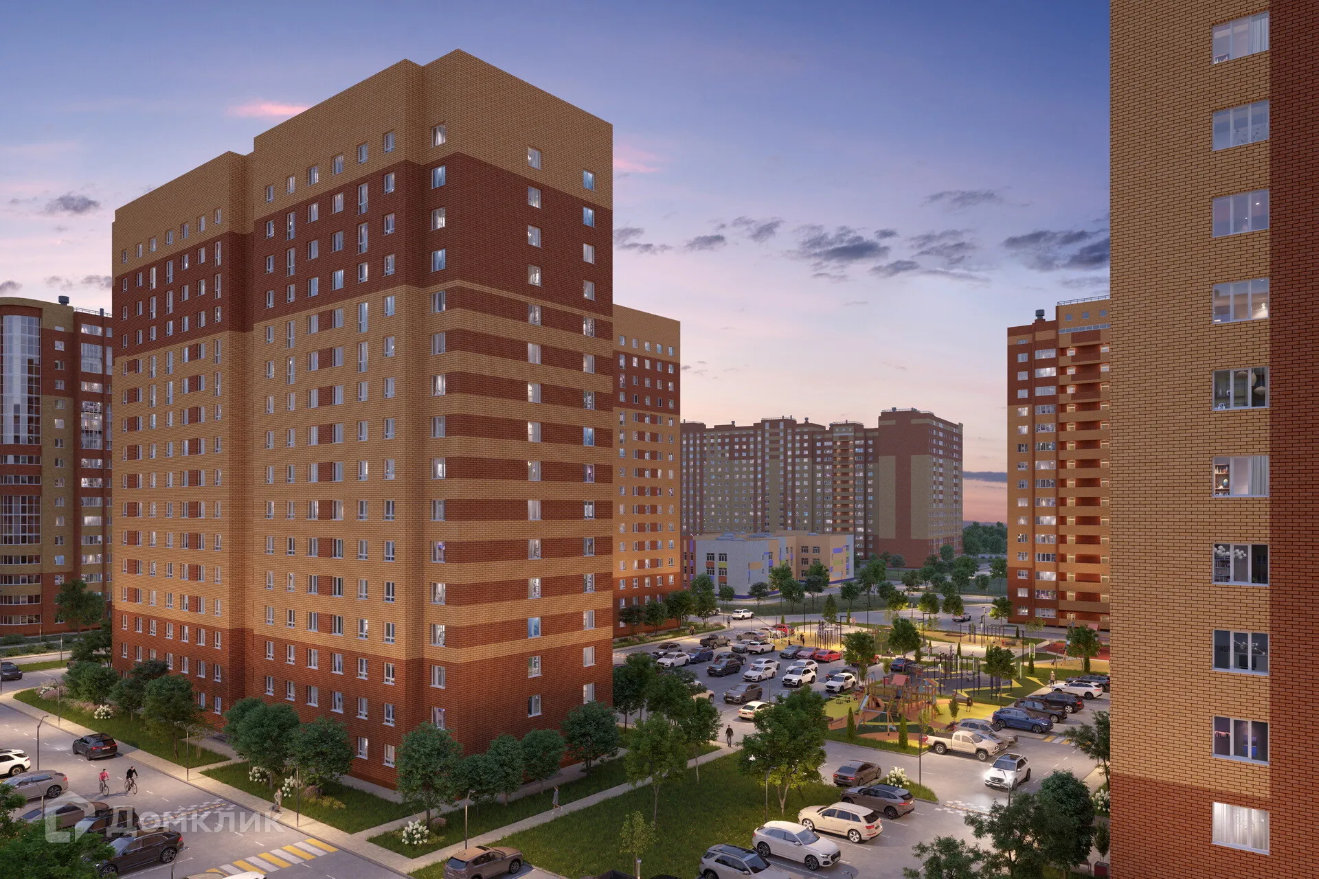 Планировка 2-комнатной квартиры 54.32 м² в ЖК "Юный", г. Рязань — фото 5