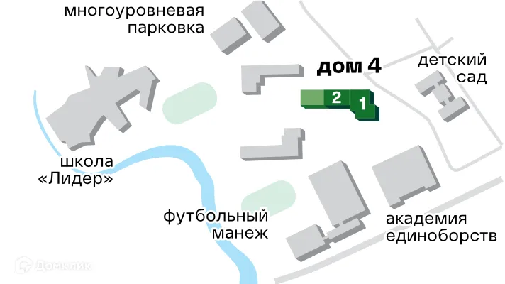 Планировка 1-комнатной квартиры 25.26 м² в ЖК Метропарк 4, г. Рязань — фото 9