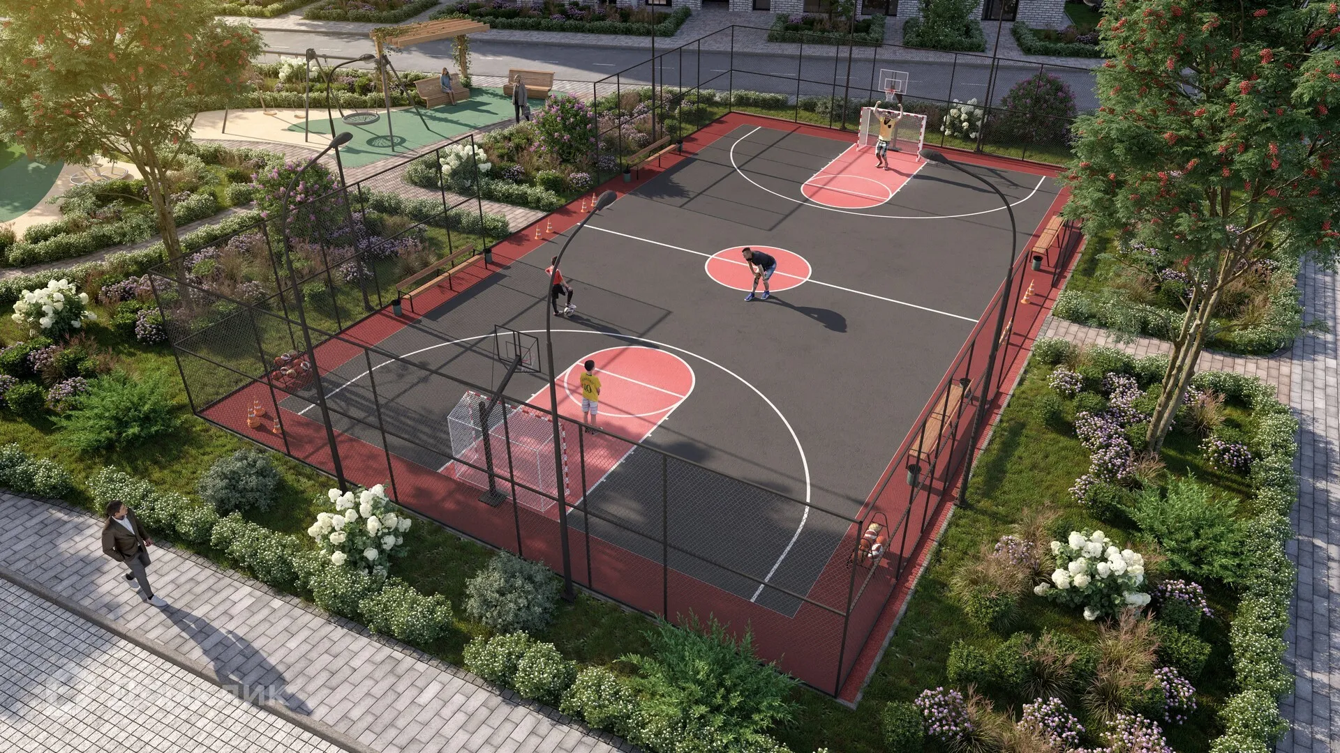 Планировка 2-комнатной квартиры 44.23 м² в ЖК город Рязань, Улица Зубковой, г. Рязань — фото 13