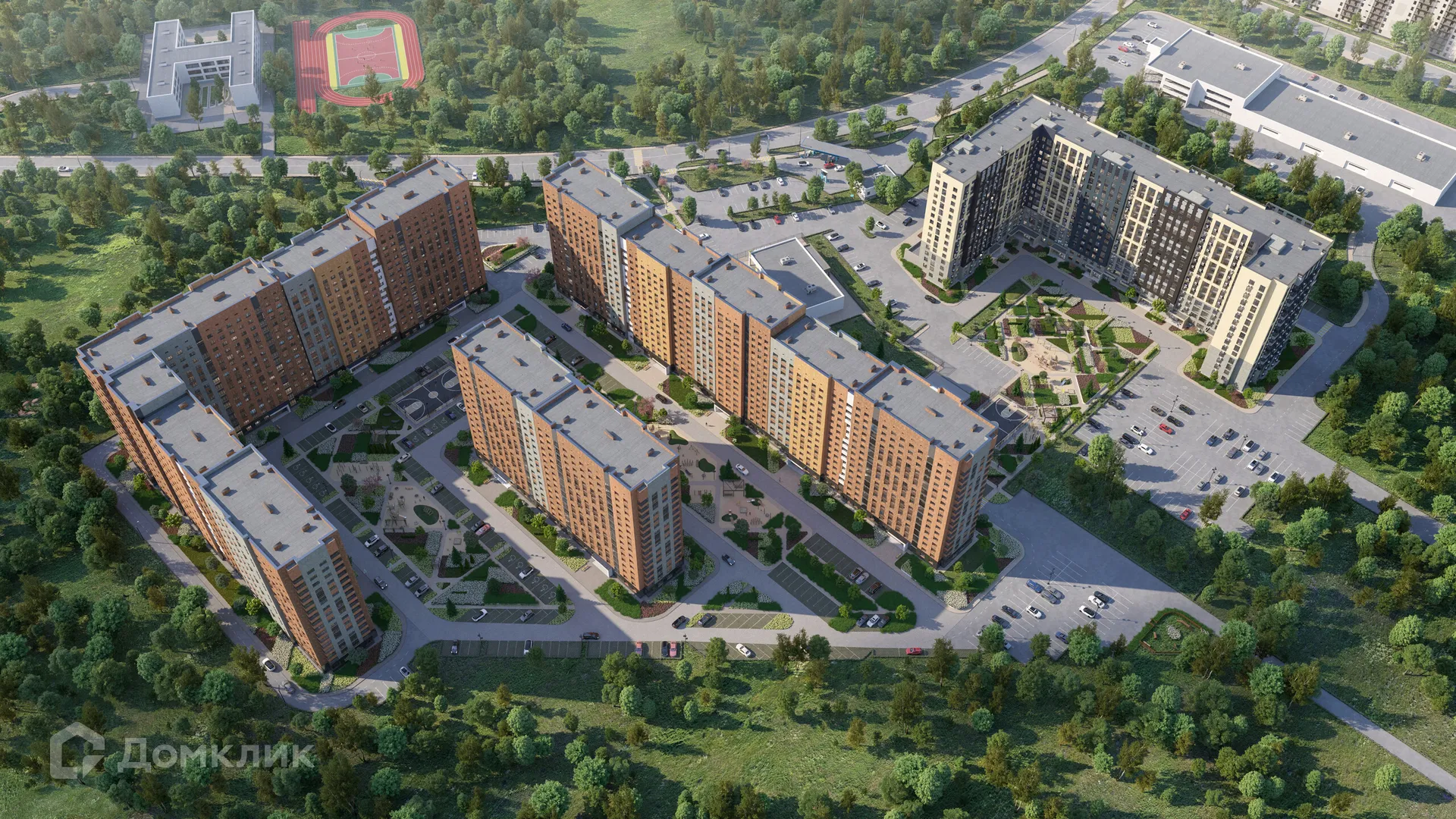 Планировка 2-комнатной квартиры 66.06 м² в ЖК "Бирюзова Парк", г. Рязань — фото 4