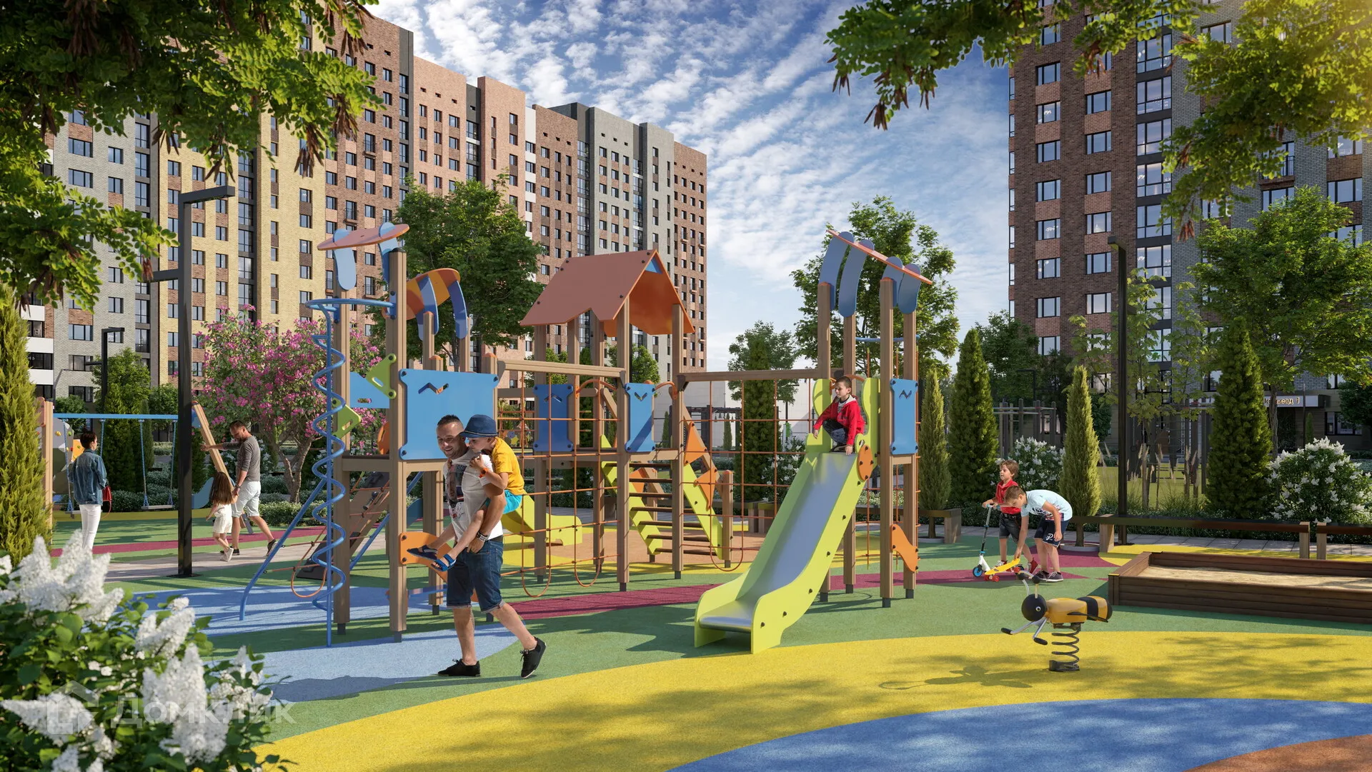 Планировка 3-комнатной квартиры 93.45 м² в ЖК "Бирюзова Парк", г. Рязань — фото 9