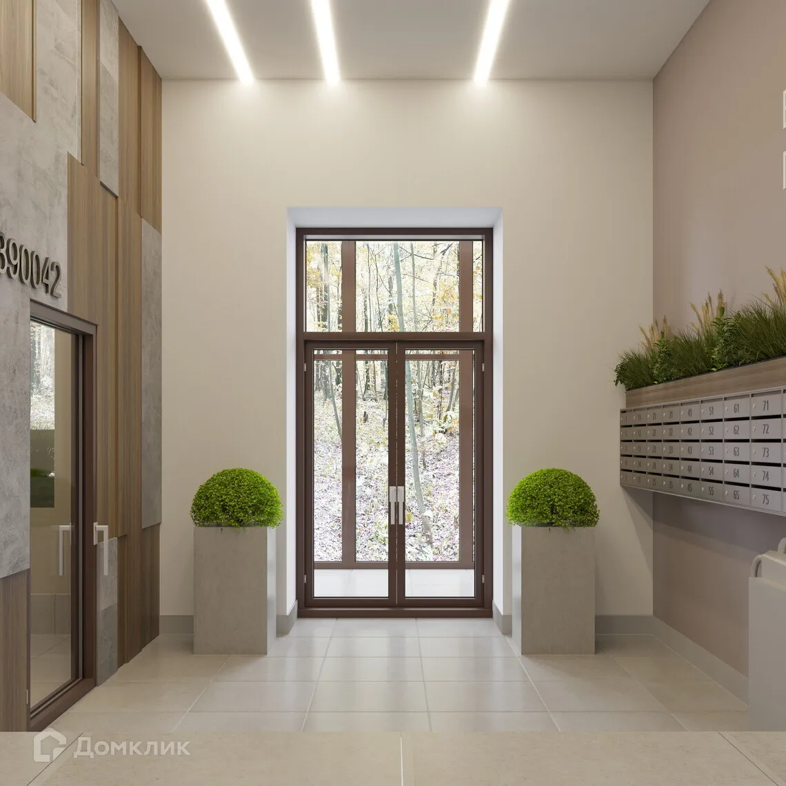 Планировка 3-комнатной квартиры 93.45 м² в ЖК "Бирюзова Парк", г. Рязань — фото 11