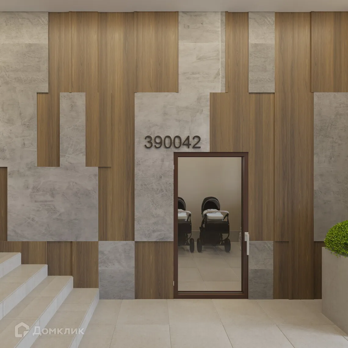 Планировка 3-комнатной квартиры 93.45 м² в ЖК "Бирюзова Парк", г. Рязань — фото 13