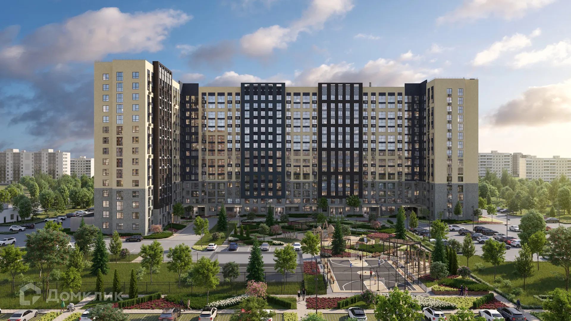 Планировка 1-комнатной квартиры 43.98 м² в ЖК "Бирюзова Парк", г. Рязань — фото 3