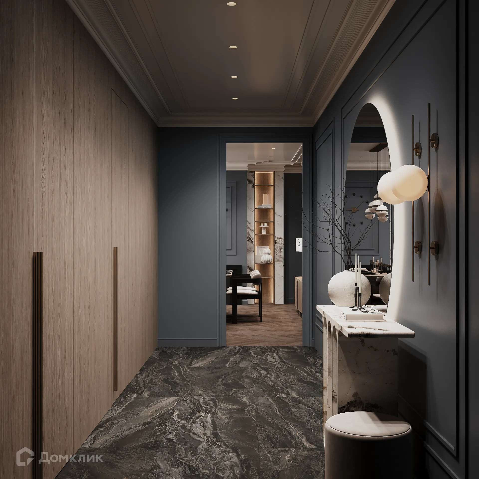 Планировка 3-комнатной квартиры 121.38 м² в ЖК Арт-кварталы, г. Рязань — фото 31