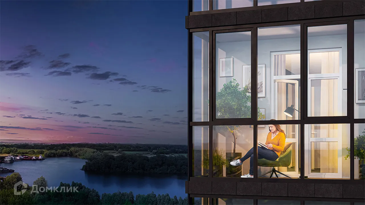 Планировка 2-комнатной квартиры 69.8 м² в ЖК Окская стрелка, г. Рязань — фото 51