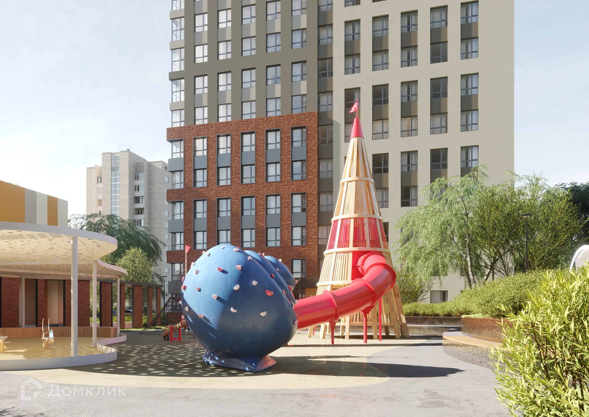 Планировка 1-комнатной квартиры 26.42 м² в ЖК Тринити, г. Рязань — фото 5