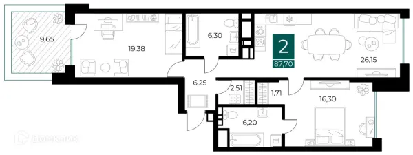 Квартира в ЖК Арт-кварталы