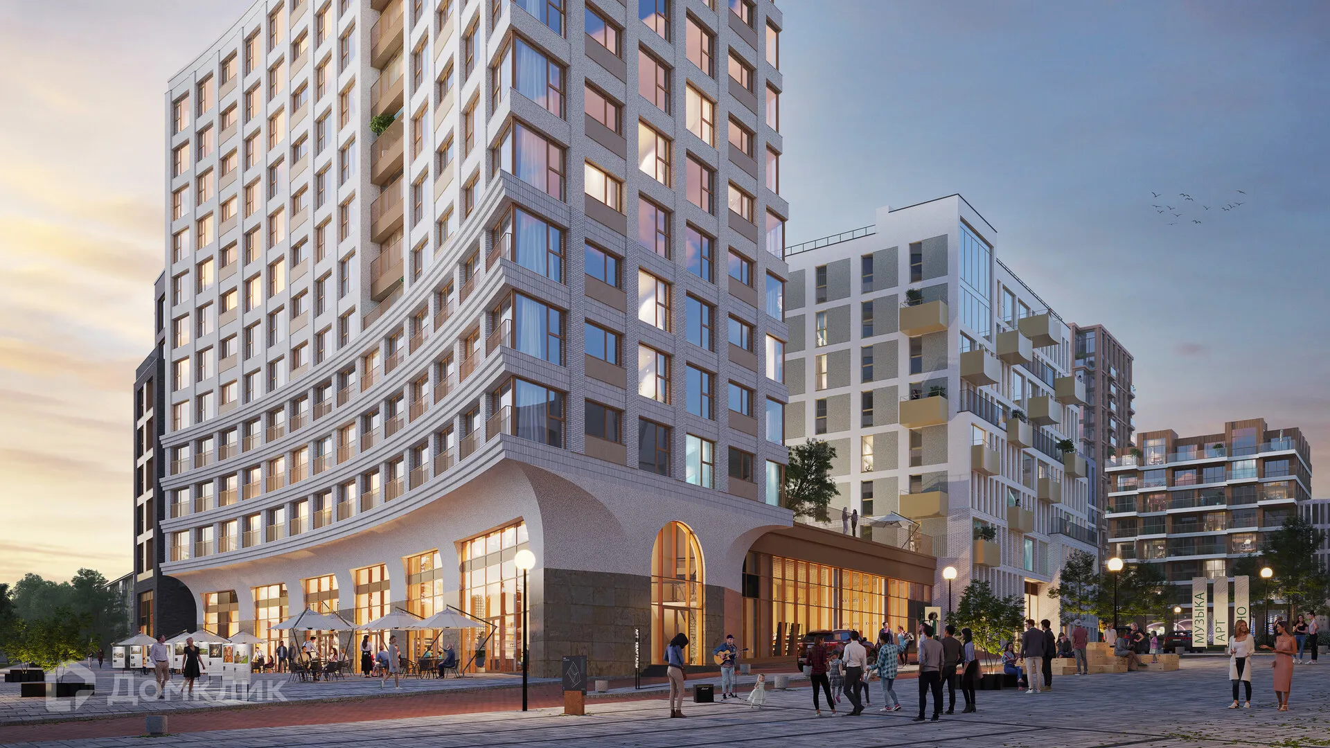 Планировка 2-комнатной квартиры 90.76 м² в ЖК Арт-кварталы, г. Рязань — фото 7