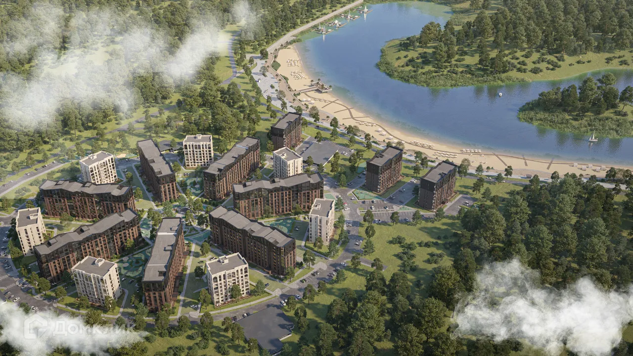 Планировка 1-комнатной квартиры 41 м² в ЖК Окская стрелка, г. Рязань — фото 16