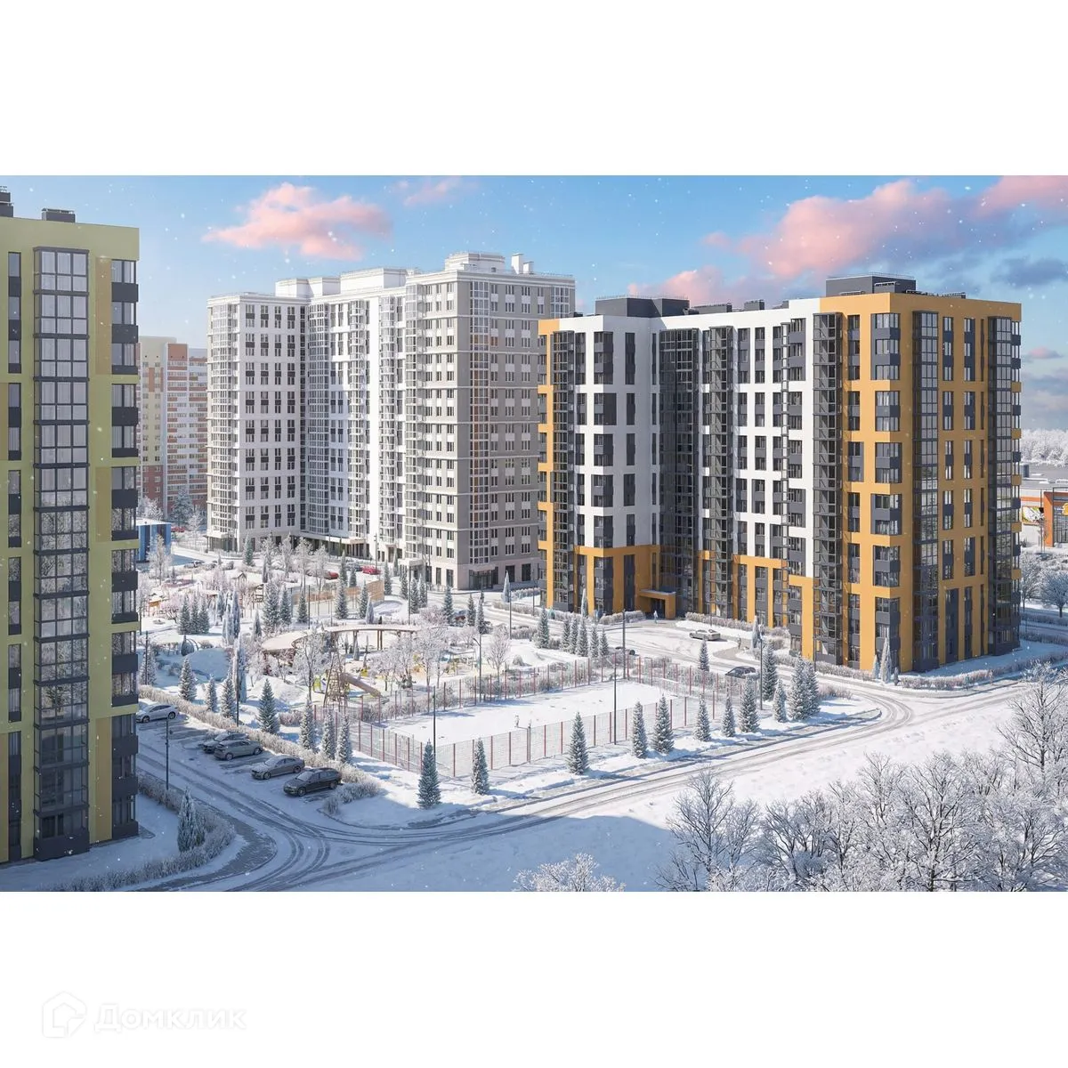 Планировка 2-комнатной квартиры 75.92 м² в ЖК Правый берег, г. Дядьково — фото 3