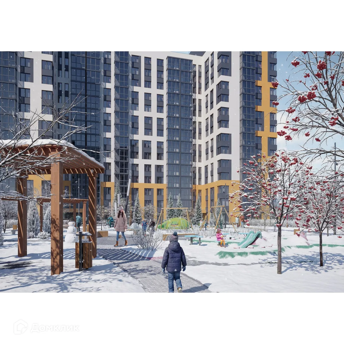 Планировка 2-комнатной квартиры 74.57 м² в ЖК Правый берег, г. Дядьково — фото 19