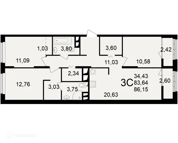Квартира в ЖК"Новое измерение"