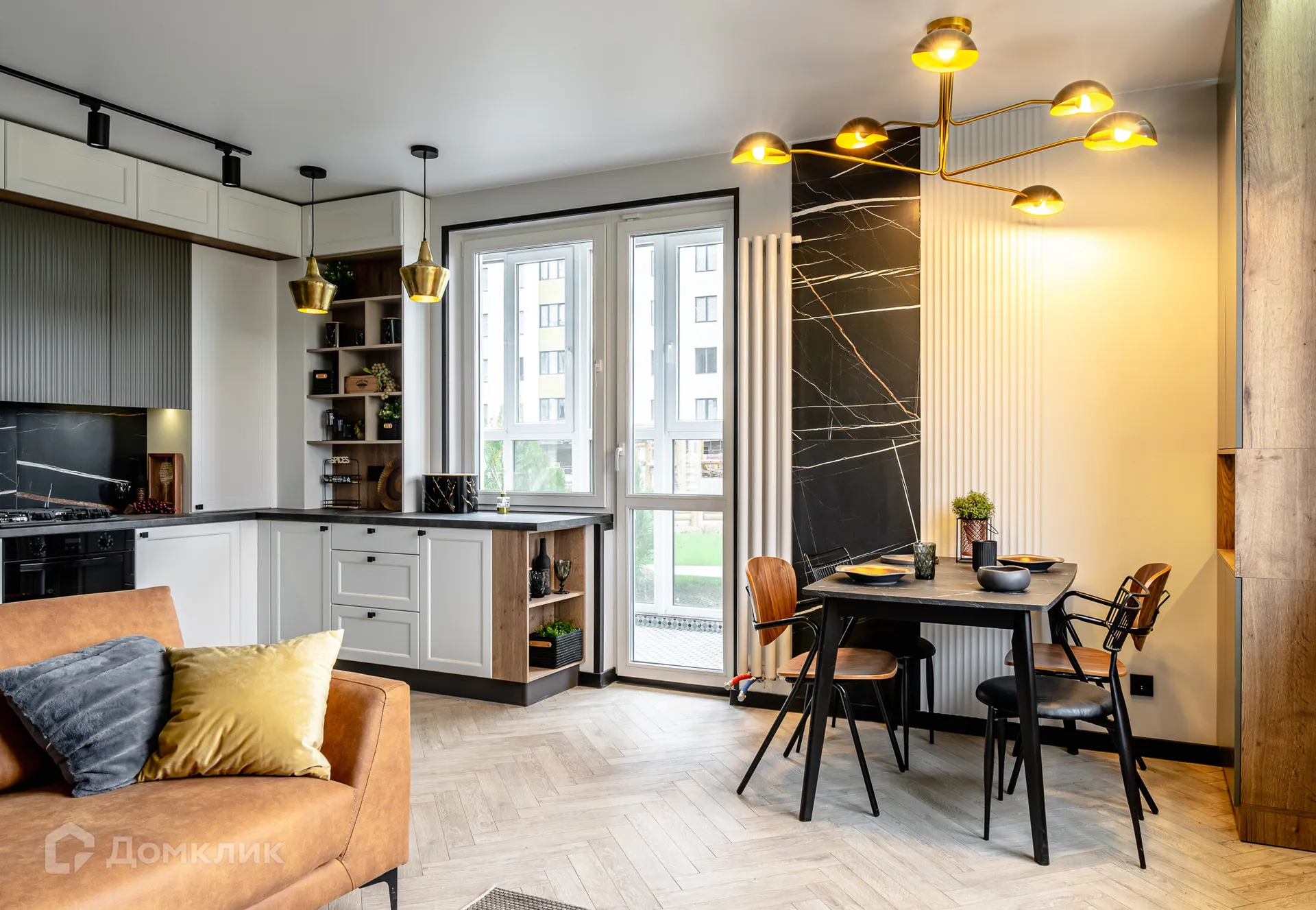 Планировка 1-комнатной квартиры 41.48 м² в ЖК Крылья, г. Рязань — фото 13