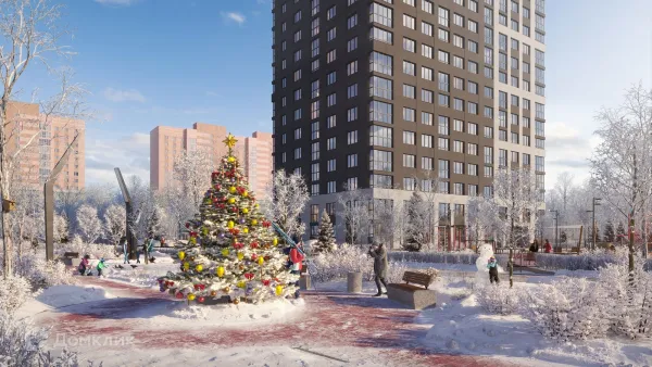 Планировка 2 комн. в ЖК Космос