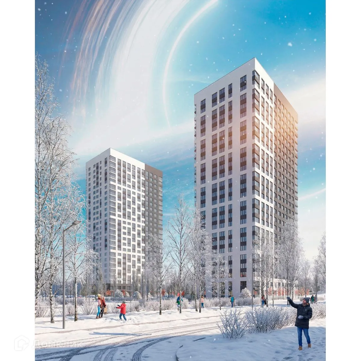 Планировка 2-комнатной квартиры 54.92 м² в ЖК Космос, г. Рязань — фото 4