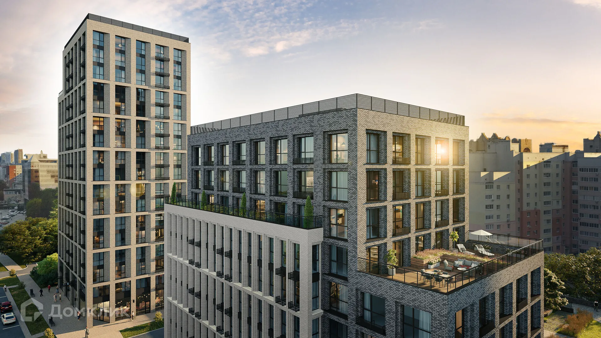 Планировка 1-комнатной квартиры 44.18 м² в ЖК Манхэттен, г. Рязань — фото 8