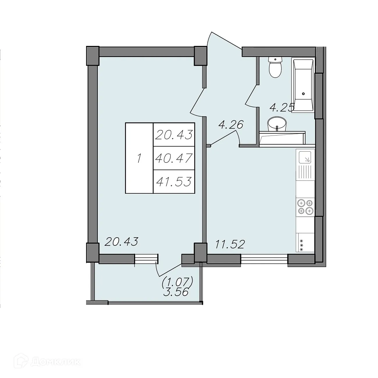 Фото квартиры в ЖК СВОЙ ДОМ