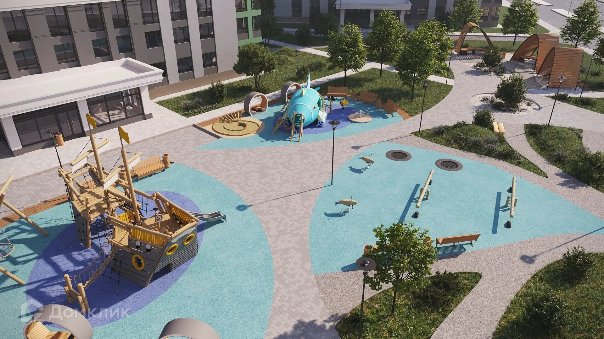 Планировка 2-комнатной квартиры 49.18 м² в ЖК "Северный", г. Рязань — фото 6