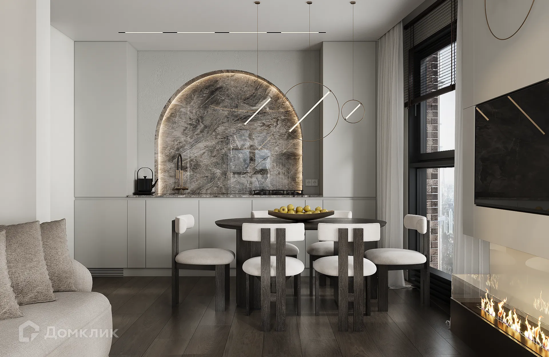 Планировка 2-комнатной квартиры 70 м² в ЖК Манхэттен, г. Рязань — фото 2