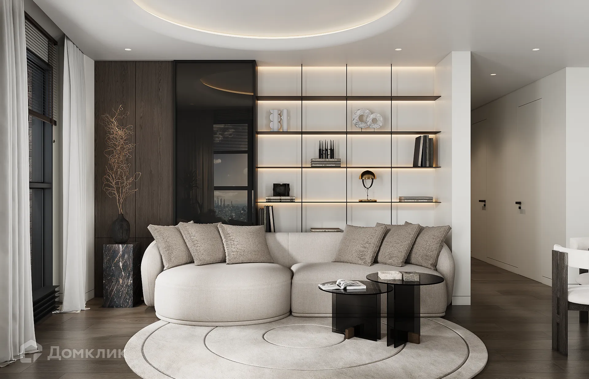 Планировка 2-комнатной квартиры 74.38 м² в ЖК Манхэттен, г. Рязань — фото 3