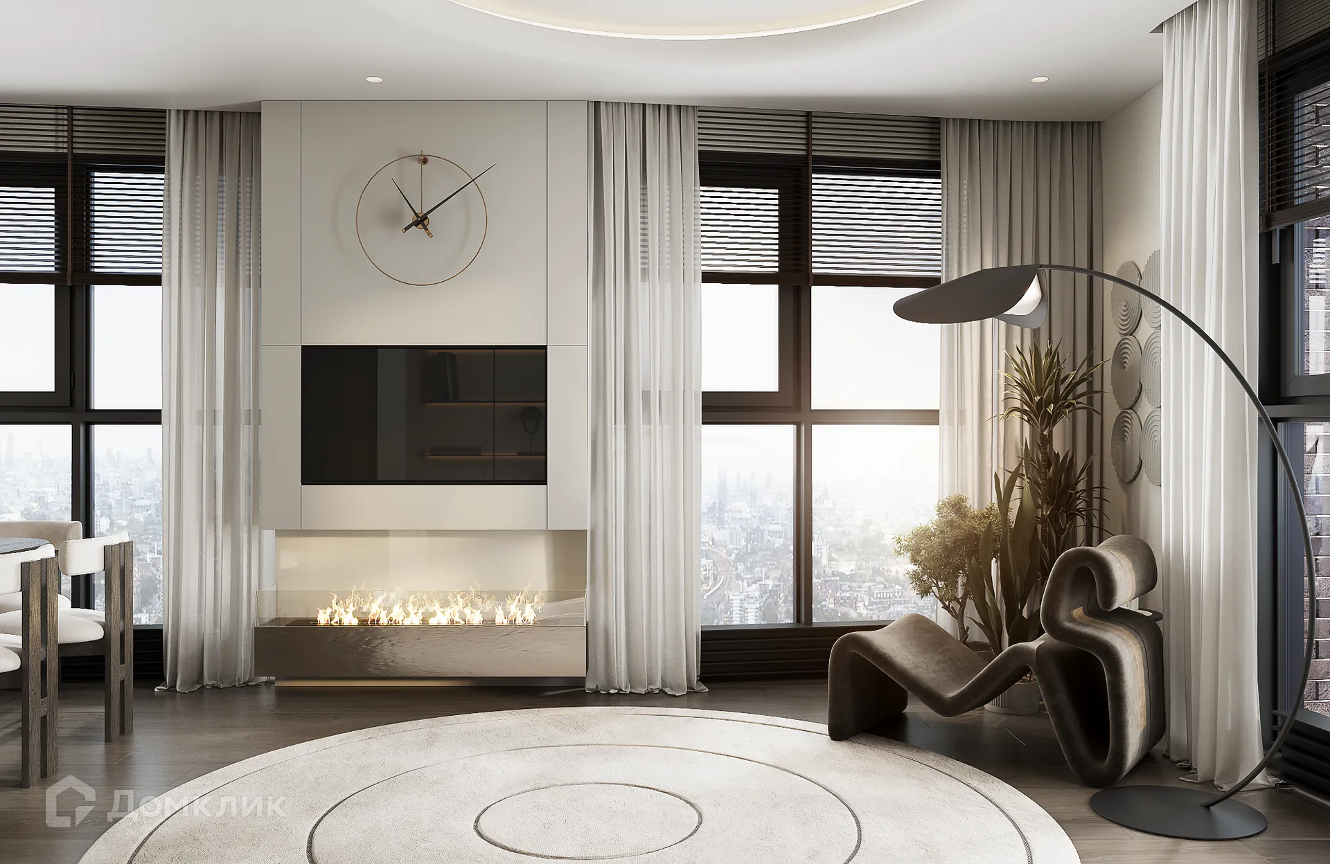 Планировка 2-комнатной квартиры 74.38 м² в ЖК Манхэттен, г. Рязань — фото 4