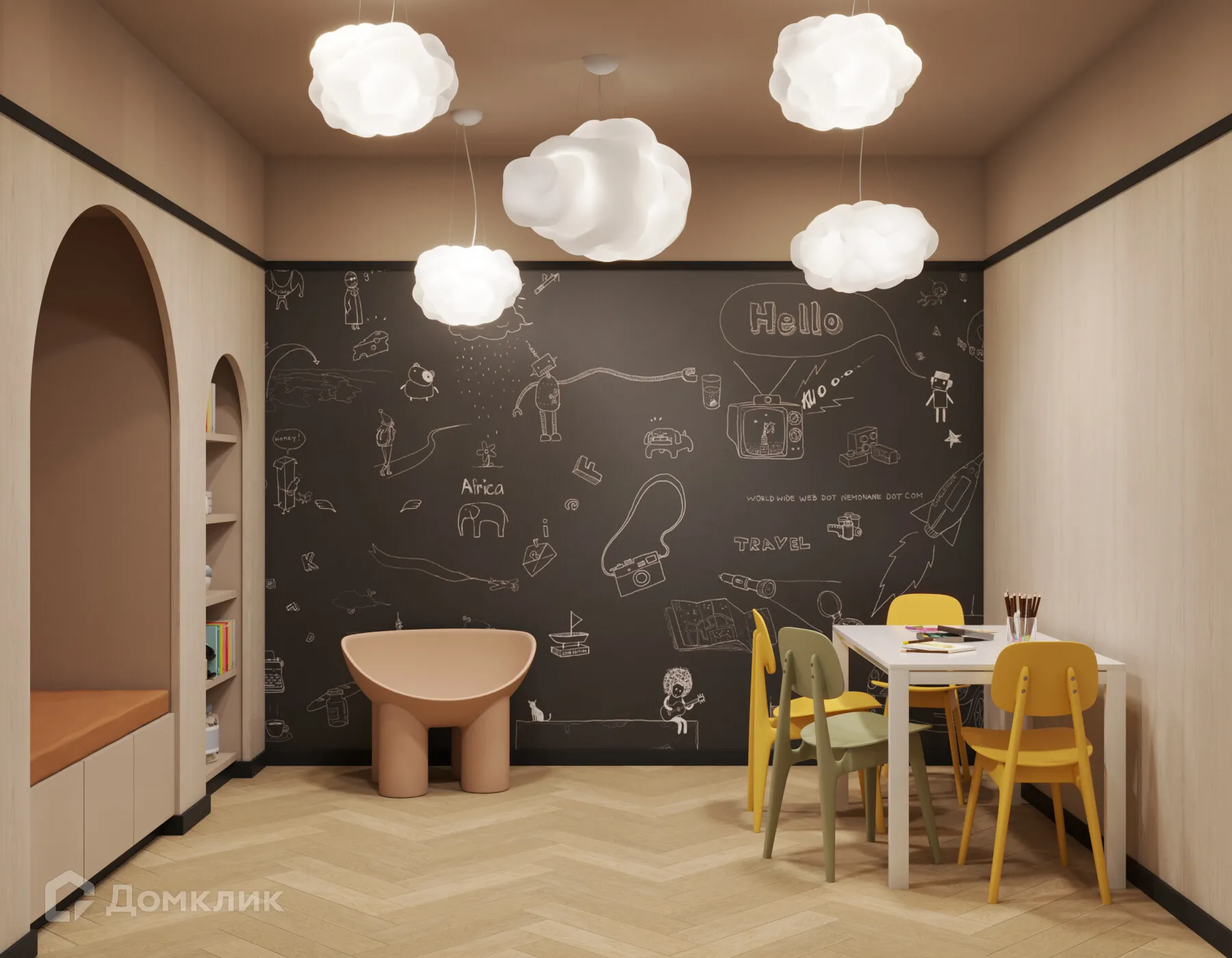 Планировка 1-комнатной квартиры 46.29 м² в ЖК Манхэттен, г. Рязань — фото 14