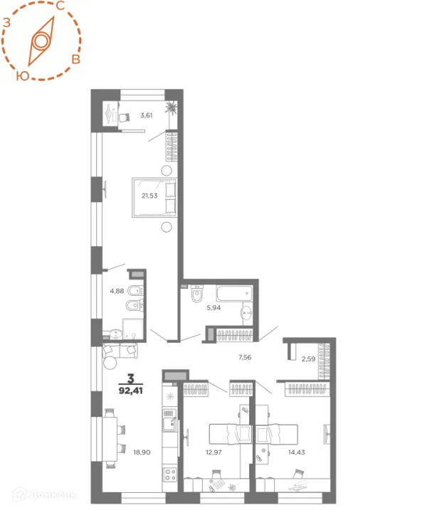 Квартира в ЖК Нобель