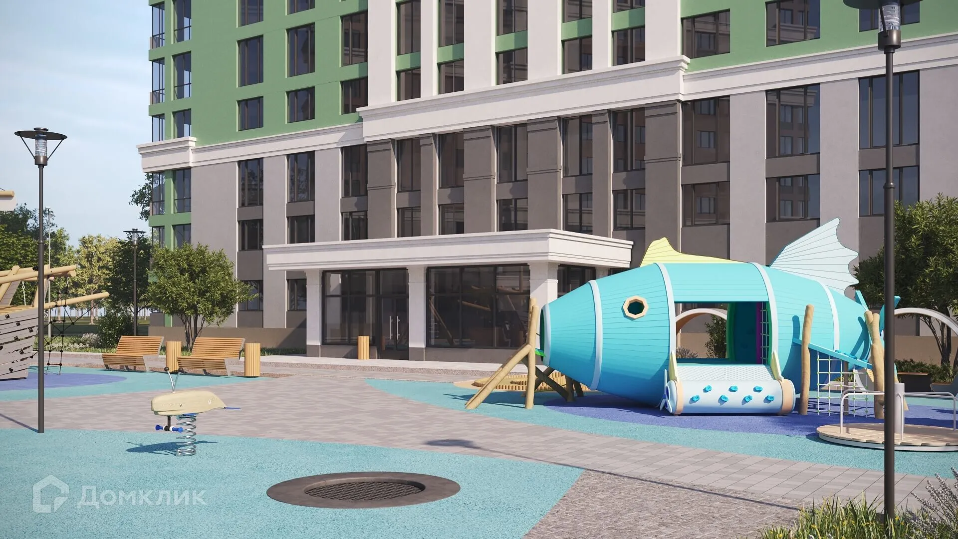 Планировка 1-комнатной квартиры 32.09 м² в ЖК "Северный", г. Рязань — фото 7