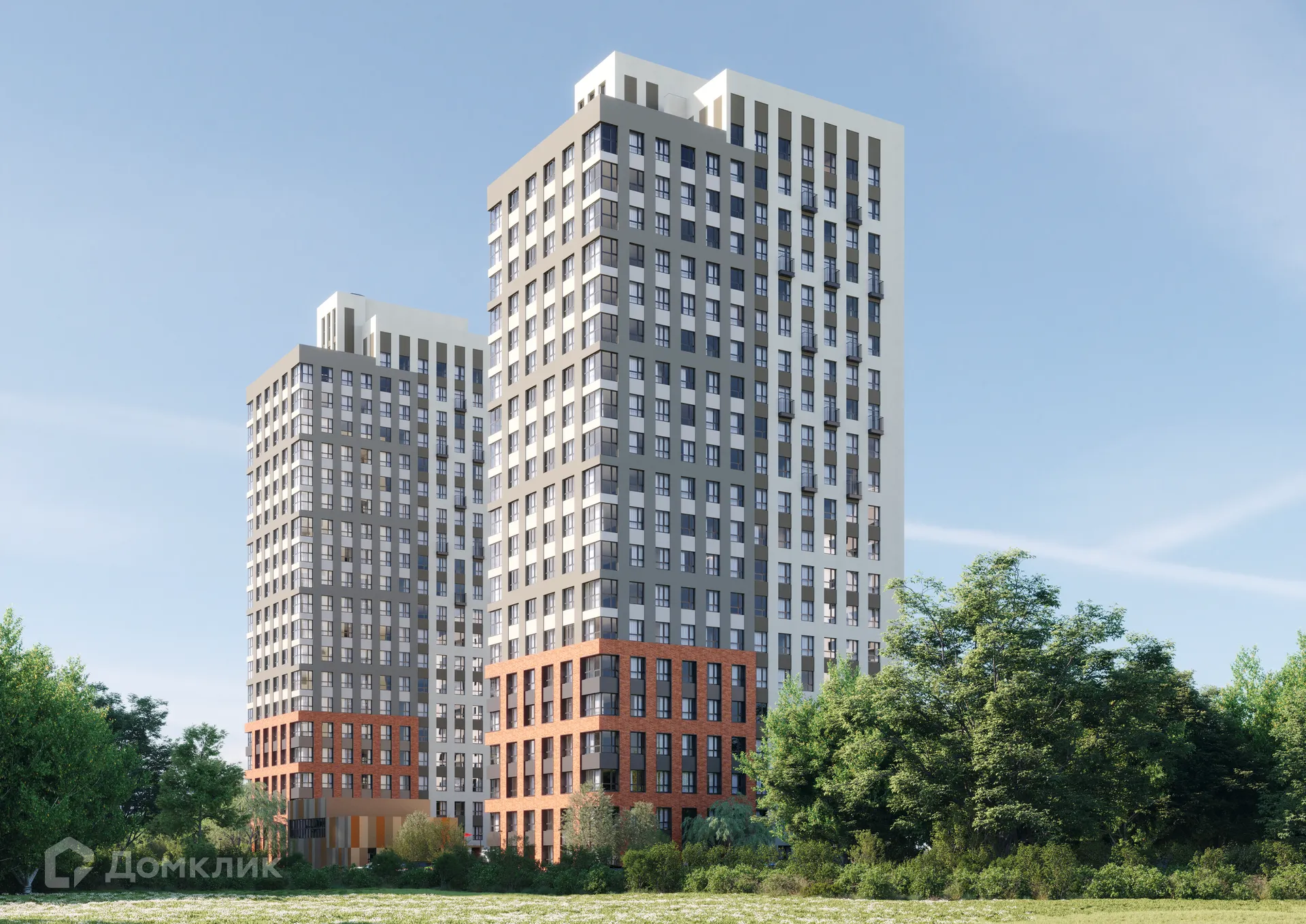 Планировка 1-комнатной квартиры 25.08 м² в ЖК Тринити, г. Рязань — фото 3