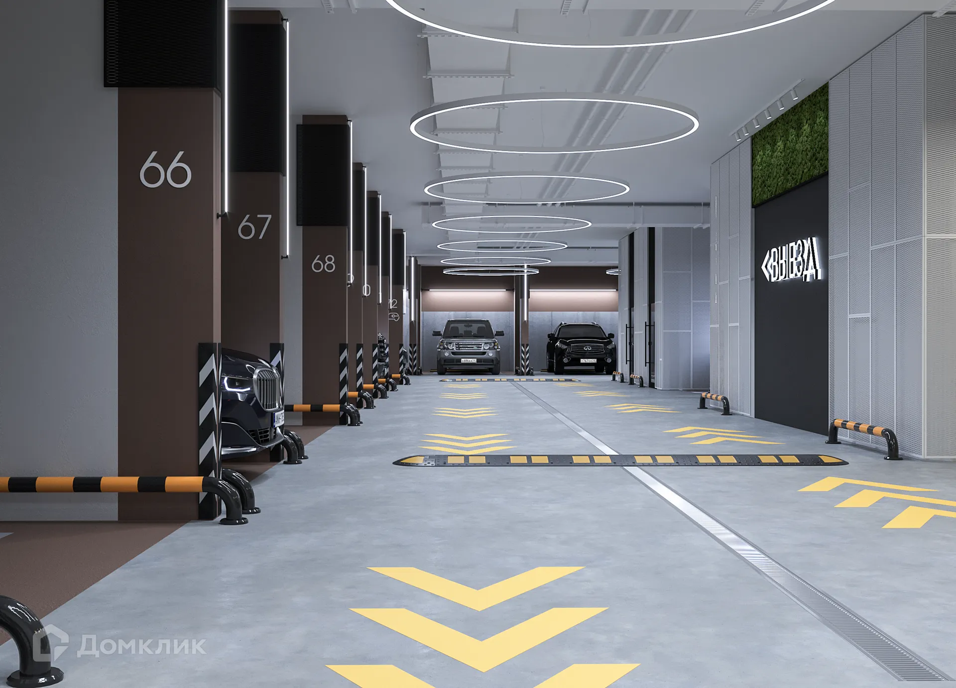 Планировка 2-комнатной квартиры 67.21 м² в ЖК ВЕГА, г. Рязань — фото 12