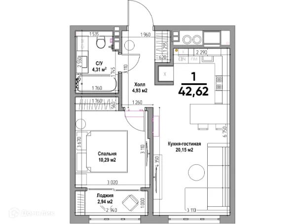 Квартира в ЖК Аструм