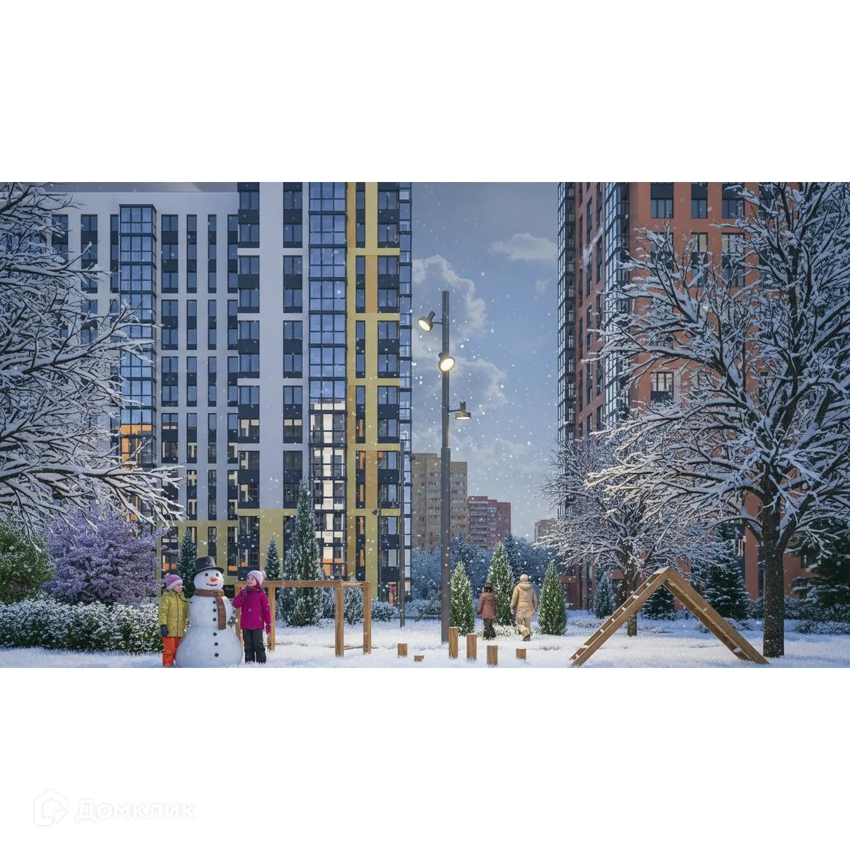 Планировка 2-комнатной квартиры 56.67 м² в ЖК Правый берег, г. Дядьково — фото 6