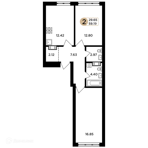 Квартира в ЖК Легенда