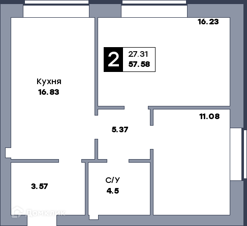 Квартира в ЖК Заречье
