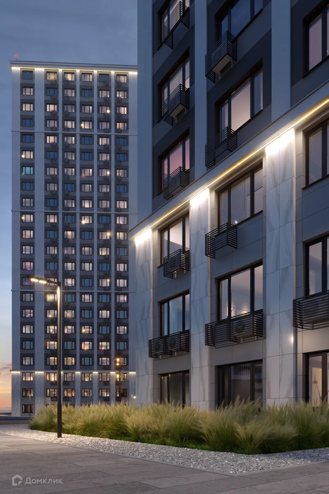 Планировка 3-комнатной квартиры 89 м² в ЖК Аура, г. Самара — фото 3