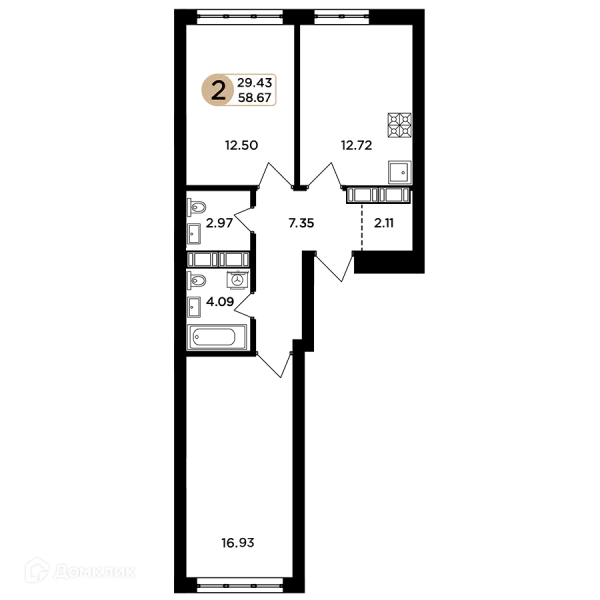 Квартира в ЖК Легенда