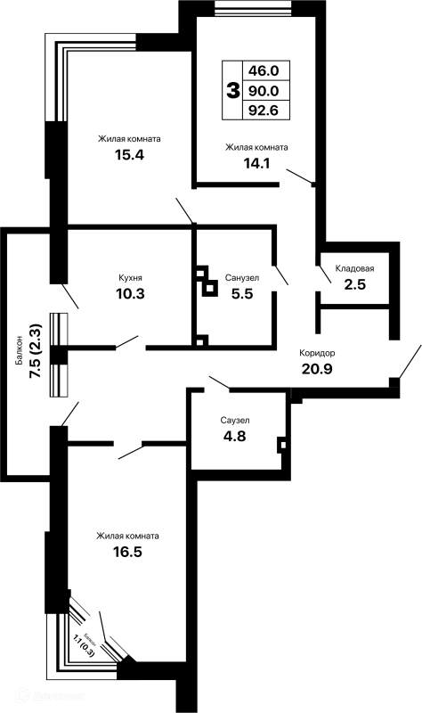 Квартира в ЖК Горизонт-2