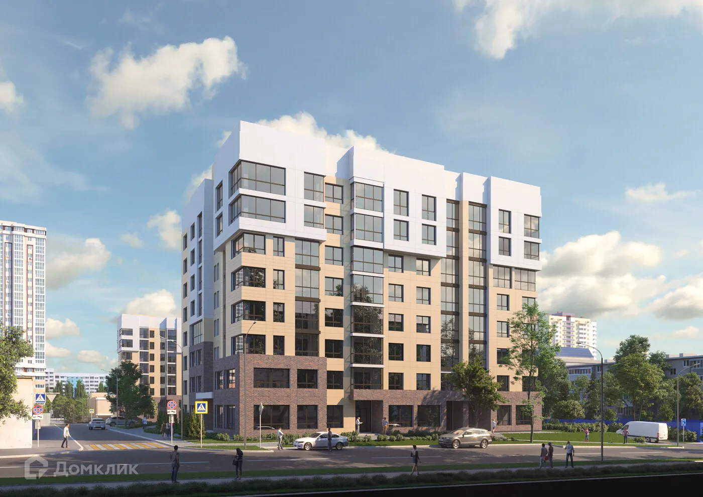 Планировка 1-комнатной квартиры 43.5 м² в ЖК Зодиак, г. Самара — фото 4