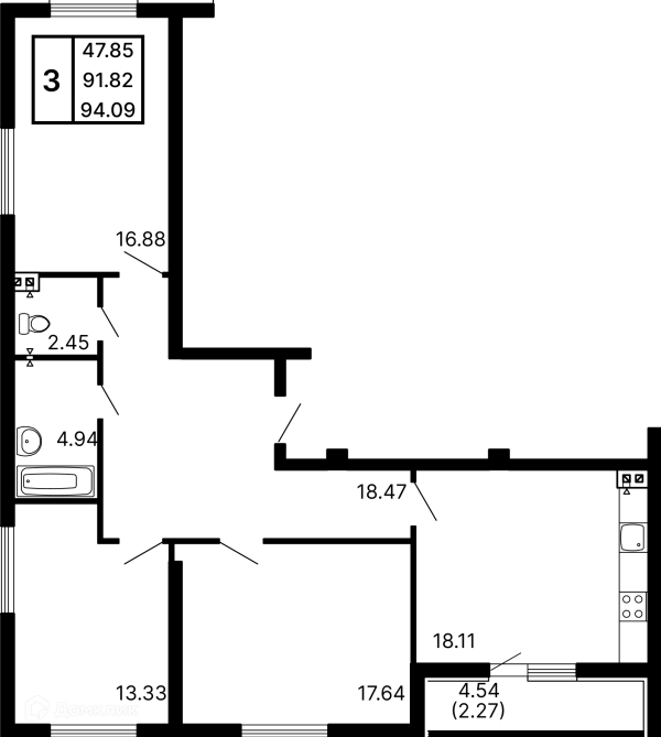 Квартира в ЖК Развитие