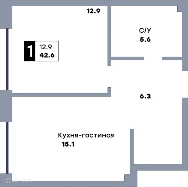 Квартира в ЖК КВАТРО